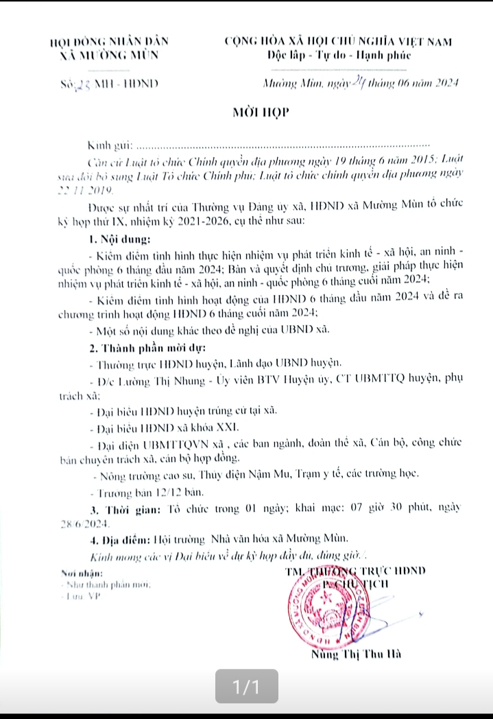 giấy mời