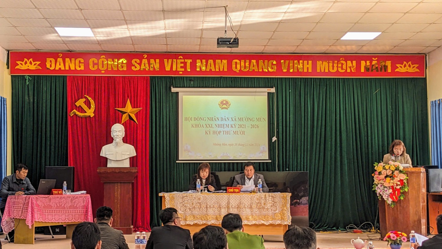 Kỳ họp HĐND xã 1